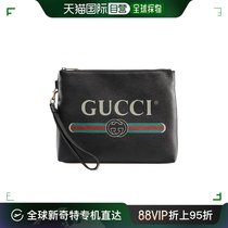 【99新未使用】香港直邮Gucci 古驰 男士 Print徽标手拿包 572770