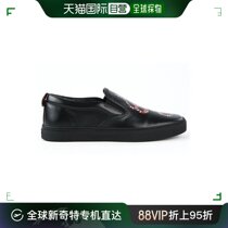 【99新未使用】香港直邮GUCCI 男士黑色印花运动鞋 431297-DNB10-