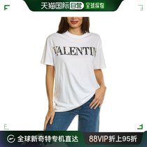 【99新未使用】【美国直邮】valentino 女士 T恤宽松纯棉女装衣服