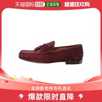 【99新未使用】香港直邮GUCCI 男士酒红色麂皮绒面休闲鞋  386550