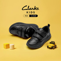 Clarks其乐童鞋春季3~4岁男童经典款校园礼仪风小黑鞋运动鞋