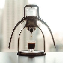 rok家用压杆咖啡机便携式手压咖啡机51mm布粉器无底手柄卡环配件