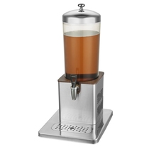商用果汁鼎不锈钢自助饮料机冷饮机透明咖啡鼎牛奶鼎电制冷可电热