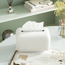 高级感纸巾盒客厅创意轻奢高档多功能茶几卫生间洗脸巾抽纸收纳盒