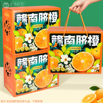 高档赣南脐橙礼品箱金桔空盒10斤手提水果礼盒橙子砂糖橘打包纸箱