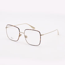 Dior眼镜框迪奥赵今麦女同款金丝方形平光眼镜Stellaire O1镜架