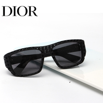Dior迪奥墨镜男明星24新款镂空设计Dior3D S1I 舒适长方形太阳镜
