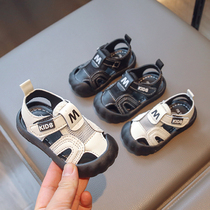 男宝宝包头凉鞋夏季新款婴儿鞋子软底防滑学步鞋0-1-3岁幼童鞋女4