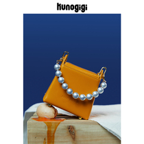 KUNOGIGI/古良吉吉小烟盒包时尚女包小众迷你珍珠链条斜挎包包