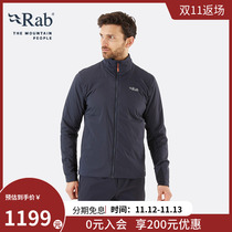 RAB睿坡男士新款Xenair棉服立领保暖透气棉上衣夹克QIO-98