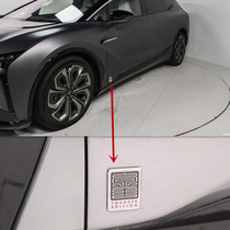 华人运通高合HiPhi X车标高合汽车创始人版叶子板侧标改装标志贴