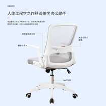 得力人体工学椅家用电脑椅书房椅靠背舒适久坐椅子学习办公会议椅