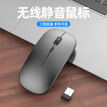 无线鼠标蓝牙双模超薄滑鼠可充电式静音无声商务办公笔记本电脑
