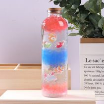 夜光感官瓶泡大珠星空瓶水宝宝玩具水晶珠玻璃海洋瓶diy材料全套