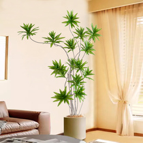 百合竹仿真绿植盆栽大型室内装饰花摆件客厅落地树高级仿生假植物