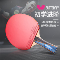 蝴蝶butterfly乒乓球拍波尔3000专业级兵乓球单支双拍初学者
