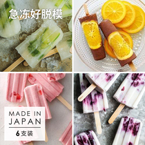 日本进口雪糕棒冰模具家用自制DIY手工易脱模冰棍冰盒冰淇淋模具