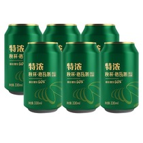 【新品】秋林格瓦斯饮料特浓格瓦斯秋林面包发酵饮品330ml*6罐
