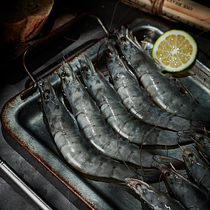 海洋演义大虾厄瓜多尔白虾速冻海虾1650g净重虾类速冻海鲜水产