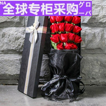 欧洲新款情人节鲜花同城速递52朵红玫瑰花束礼盒表白求婚常州徐州