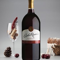加州乐事红酒美国原装进口柔顺红半干型大瓶装1.5L单支葡萄酒3斤