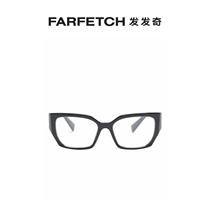 Miu Miu缪缪女士logo压纹几何形镜框眼镜FARFETCH发发奇