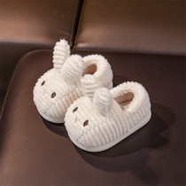儿童棉拖鞋女1-3岁冬季宝宝室内防滑中小童包跟保暖轻便棉拖鞋男