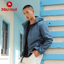 【新款】Marmot土拨鼠男士秋冬款M1软壳衣加厚透气防泼水夹克外套
