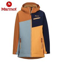 marmot土拨鼠户外新款滑雪服男童防水透气保暖TR棉滑雪衣74960