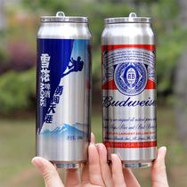 个性创意316不锈钢啤酒可乐易拉罐保温水杯刻字时尚韩版学生杯子