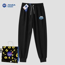 NASA WEEK2023春秋款运动休闲裤男女同款春季小脚裤情侣卫裤潮