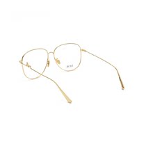 欧洲直邮香港直发Dior Homme迪奥徽标眼镜男士金色边框设计平光镜