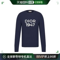 香港直邮Dior 羊毛羊绒圆领针织衫 413M653AT759