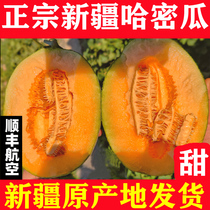 哈密瓜新鲜水果新疆原产地发货吐鲁番西州蜜25号火焰网纹蜜瓜一箱