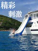 跷跷板大型香蕉快艇定做迪斯科水池轮船设备充气水上滑梯陀螺摩托