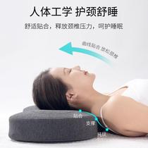 睡觉睡眠耳机枕头下侧睡躺防不压耳朵耳洞中间有孔带洞隔音耳罩枕
