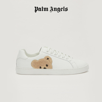 Palm Angels经典款女士白色小熊运动低帮圆头网球鞋板鞋小白鞋