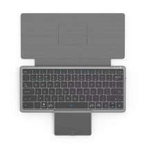 新品上市 无线蓝牙键盘平板手机电脑带PU皮革 隐藏式触摸板便携式