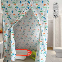 洗澡浴罩冬天保暖浴帐长方形加大加厚冬季淋浴帐篷家用保温罩防水