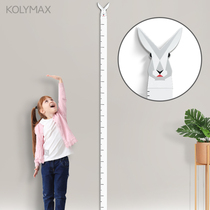 3d立体卡通儿童身高墙贴亚克力精准刻度测量贴墙可移除不伤墙