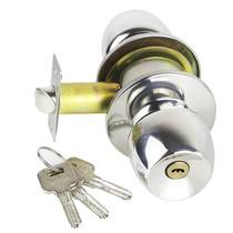 球形锁球形门锁室内卧室 房门锁不锈钢通用型 球头锁铜锁芯锁头锁