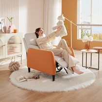 芝华仕头等舱单人沙发简约可躺手动功能单椅现代科技布家具k50733