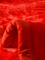 定制婚庆毛毯加厚双层冬季10斤特厚被子结婚大红色送礼冬天保暖盖