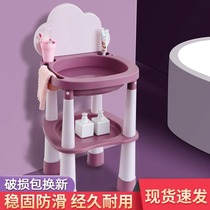 儿童洗漱台免安装婴儿洗脸宝宝面盆小孩刷牙塑料洗手池可升降家用