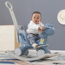 儿童摇摇马摇椅两用带音乐多功能婴儿小推车玩具宝宝1-L6岁木马车