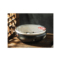 日本进口万古烧家用烧烤炉户外小型碳烤炉烤肉陶瓷炭烤炉原装日式