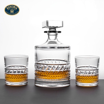 捷克进口BOHEMIA水晶玻璃洋酒杯威士忌酒樽欧式家用轻奢酒具套装