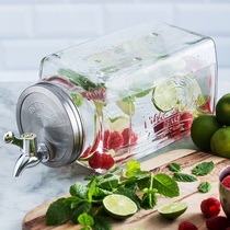 英国Kilner冷水壶家用带龙头凉水壶冰箱用大容量果汁冷饮罐饮料桶