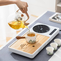 定制一品仟堂功夫茶具一体套装小型家用客厅茶台全自动整套茶盘煮