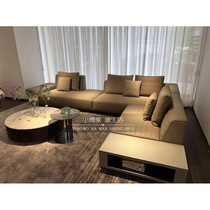 新品意式真皮布艺沙发别墅大平层客厅Roger现代简约转角组合沙发